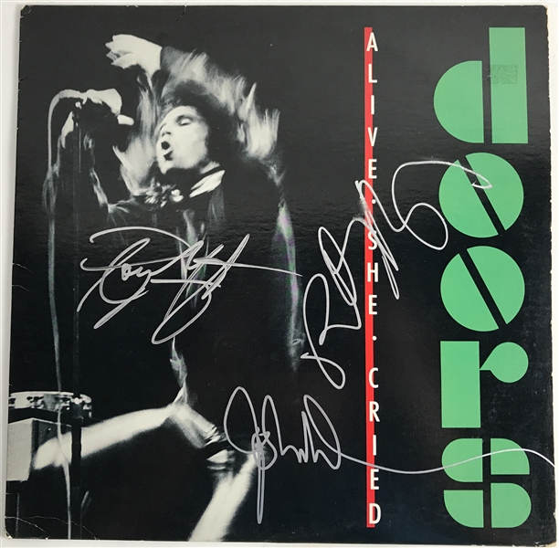The Doors Group Signed "Alive She Cried" Album (Beckett/BAS)