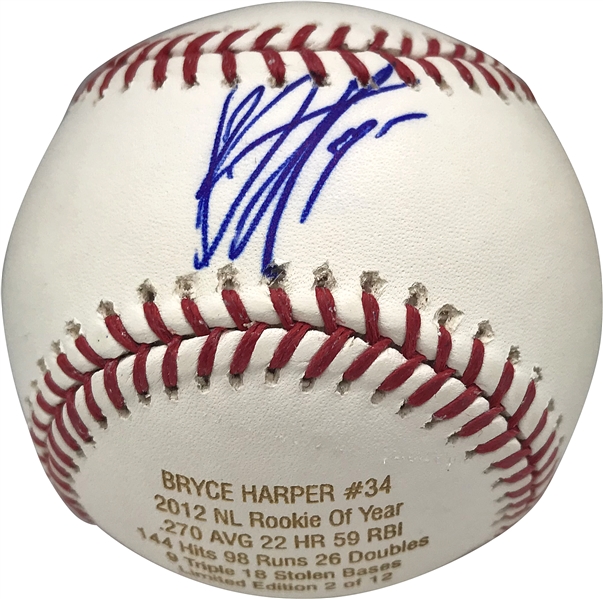 Bryce Harper Signed Rookie OML Baseball (PSA/DNA Rookie-Graph)