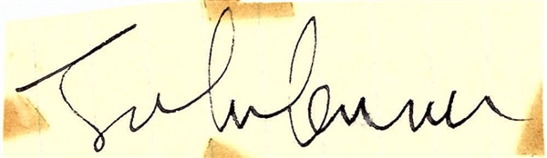 The Beatles: John Lennon Signed 1.5" x 2" Album Page (BAS/Beckett)