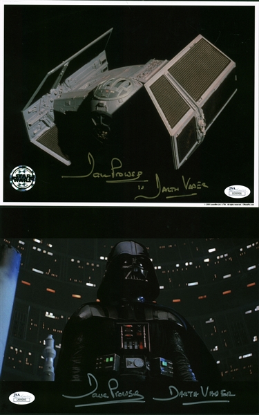 Star Wars: Dave Prowse Signed Lot of Two (2) Signed 8" x 10" Photos (JSA)
