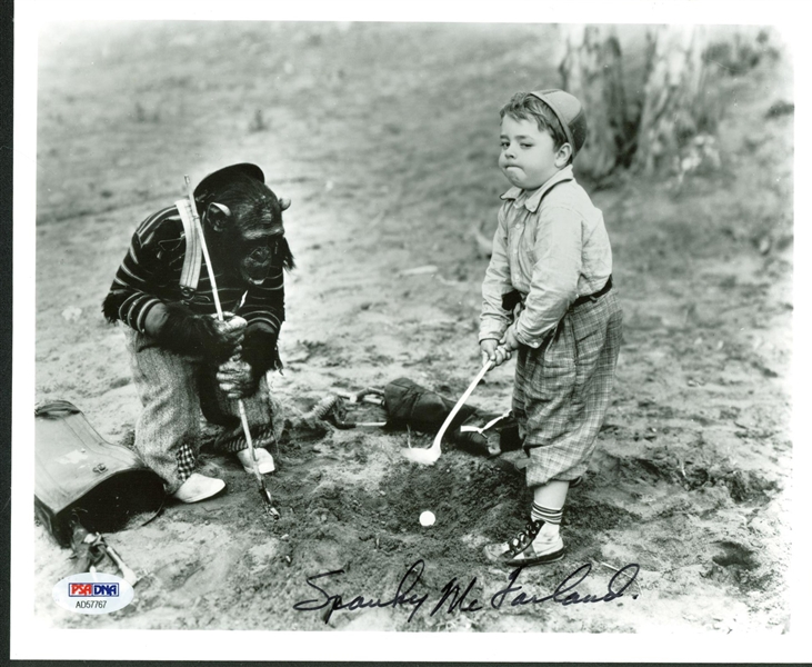 George "Spanky" McFarland Signed 8" x 10" Our Gang Photograph (PSA/DNA)