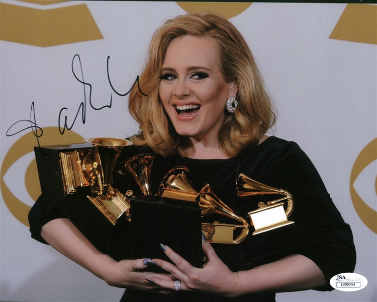 Adele Signed 8" x 10" Color Photograph (JSA)