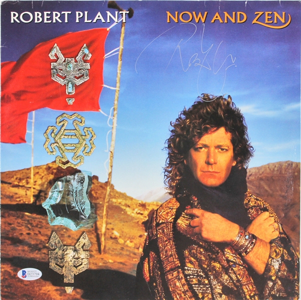 Led Zeppelin: Robert Plant Terrific Signed "Now and Zen" Album Cover (BAS/Beckett)