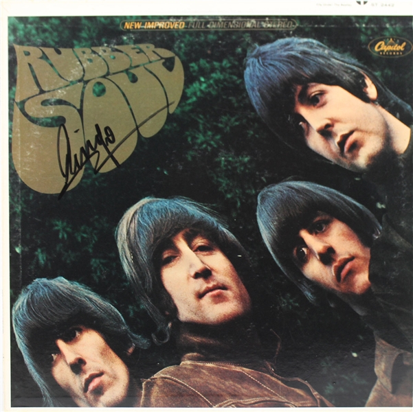 The Beatles: Ringo Starr Rare Signed "Rubber Soul" Album (BAS/Beckett)