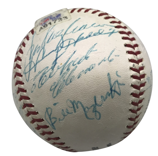 1963 Pittsburgh Pirates Team Signed ONL Baseball w/ Clemente! (PSA/DNA)