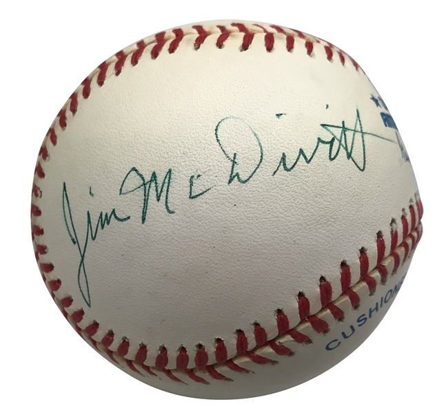 NASA: James McDivitt Rare Single Signed OAL Baseball (Beckett/BAS Guaranteed)