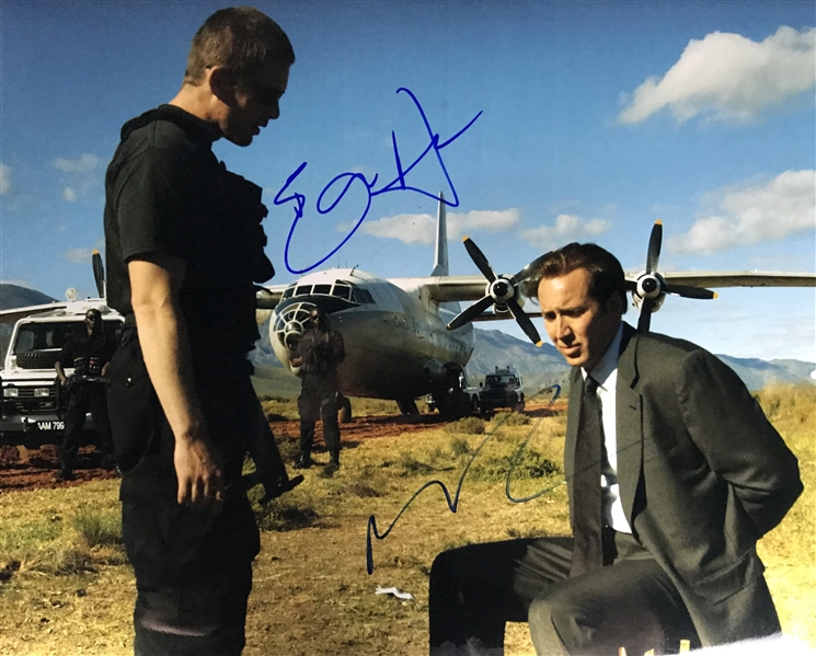Nicolas Cage & Ethan Hawke Signed 16" x 20" Color "Lord of War" Photograph (Beckett/BAS Guaranteed)