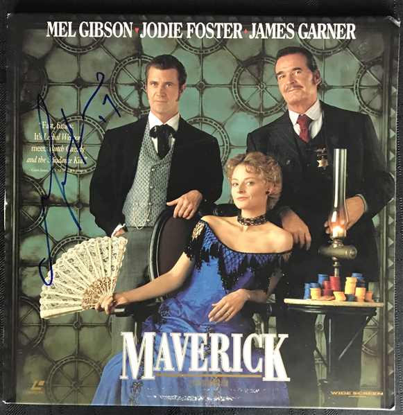 Mel Gibson Signed "Maverick" Laserdisc (Beckett/BAS Guaranteed)