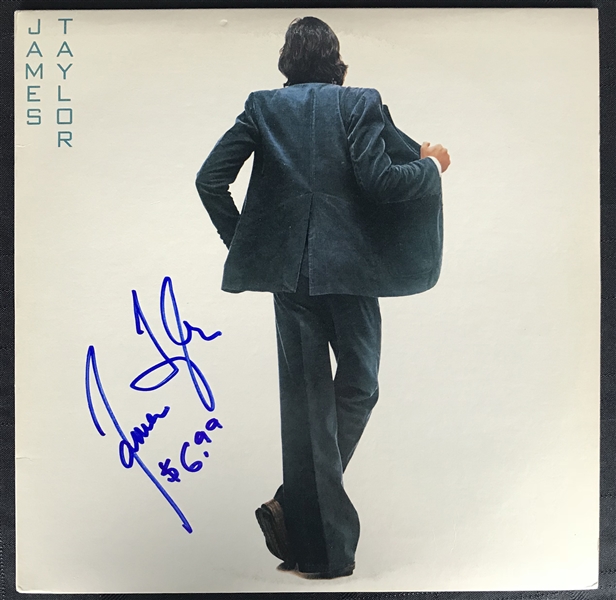 James Taylor Signed Album w/ "$6.99" Inscription! (Beckett/BAS Guaranteed)