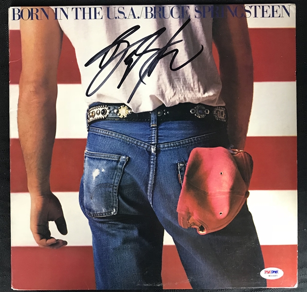 Bruce Springsteen Near-Mint Signed "Born in the U.S.A." Record Album (PSA/DNA)