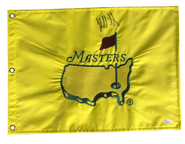 Bubba Watson Signed Un-dated Masters Golf Flag (JSA)
