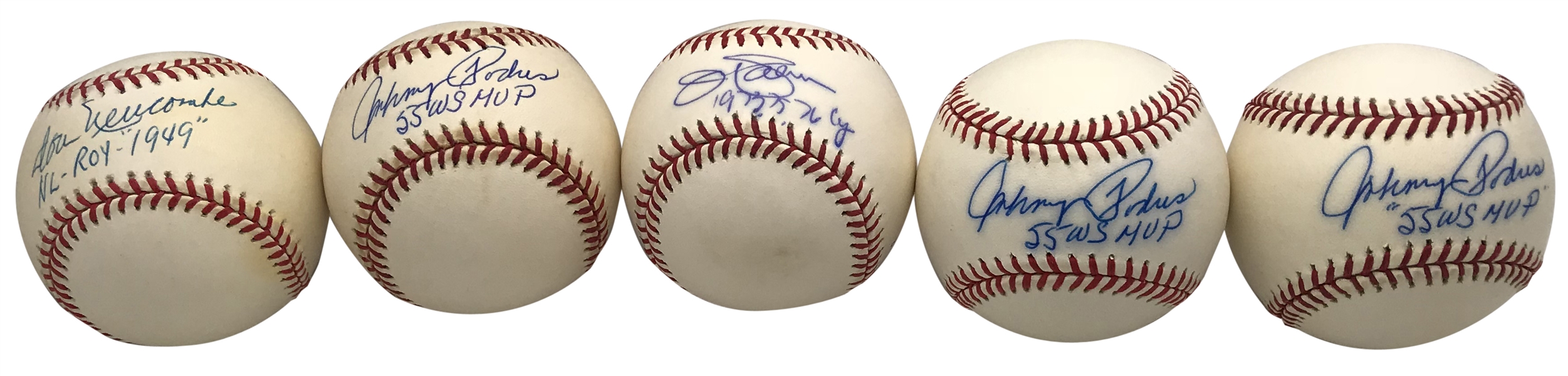 MLB Stars Single Signed Baseballs w/ Rare Inscriptions Lot of Ten (10) w/ Robinson, Palmer & Others! (Beckett/BAS Guaranteed)