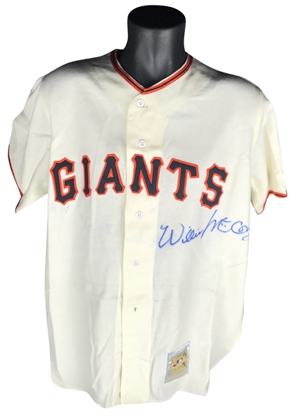 Willie McCovey Signed Cooperstown Collection Giants Jersey (Beckett/BAS Guaranteed)