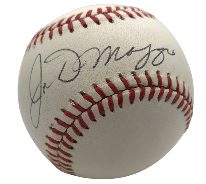 Joe DiMaggio Impressive Signed OAL Baseball (JSA)