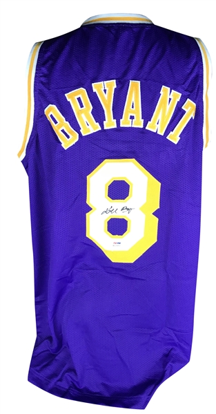 Kobe Bryant Signed LA Lakers Rookie-Era #8 Jersey (PSA/DNA)
