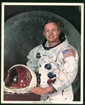 Apollo 11: Neil Armstrong Signed & Inscribed 8" x 10" Official NASA Portrait Photo (JSA)