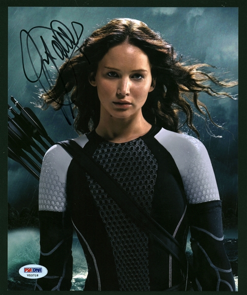 Jennifer Lawrence Signed 8" x 10" Hunger Games Photograph (PSA/DNA)