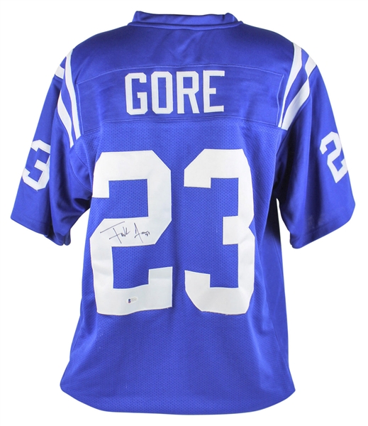Frank Gore Signed Indianapolis Colts Jersey (BAS/Beckett)