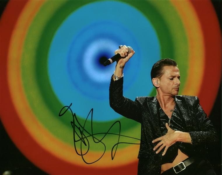 Depeche Mode: Dave Gahan Signed 11" x 14" Color Photograph (Beckett/BAS Guaranteed)