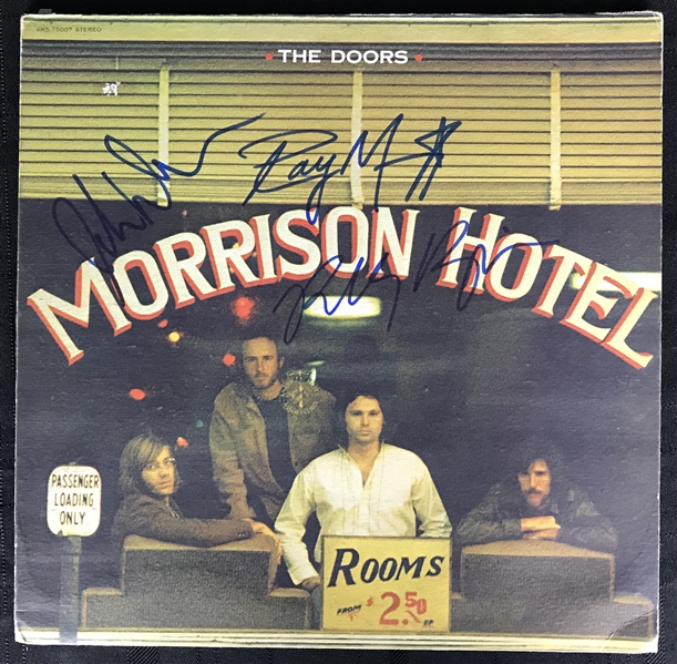 The Doors Group Signed "Morrison Hotel" Album (Beckett/BAS)