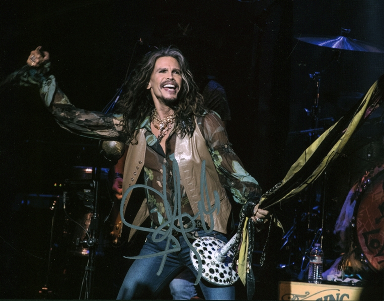 Aerosmith: Steven Tyler Signed 8" x 10" Photograph (Beckett/BAS Guaranteed)