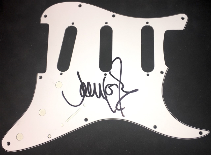 Moody Blues: John Lodge Signed Stratocaster-Style Pickguard (BAS/Beckett Guaranteed)