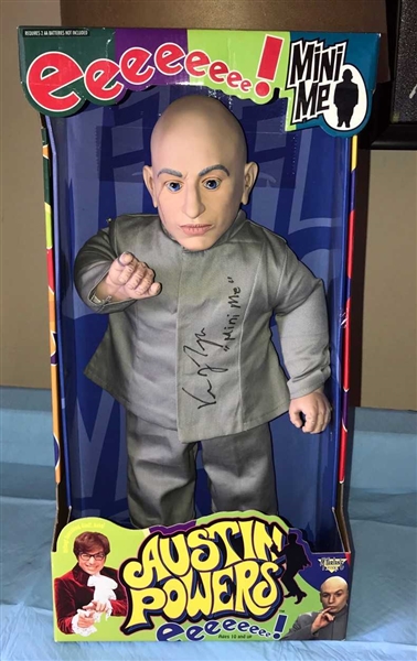 Austin Powers: Verne Troyer Rare Signed "Mini Me" Doll (BAS/Beckett Guaranteed)