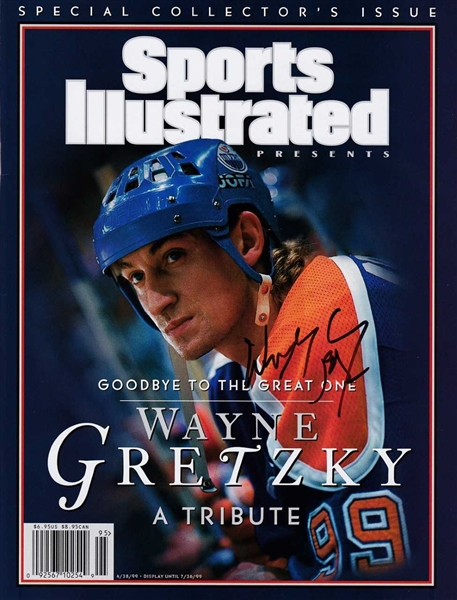 Wayne Gretzky Signed 1999 Sports Illustrated Magazine (BAS/Beckett Guaranteed)