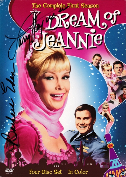 Barbara Eden & Larry Hagman Dual-Signed "I Dream of Jeannie" Season One DVD Set (BAS/Beckett Guaranteed)