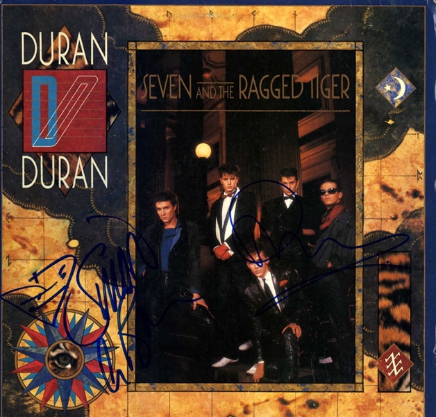 Duran Duran Multi-Signed "Seven and the Ragged Tiger" Album (BAS/Beckett Guaranteed)