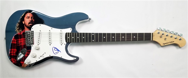 Dave Grohl Signed Stratocaster-Style  Guitar w/ Custom Graphic (BAS/Beckett Guaranteed)