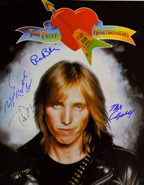 Tom Petty & the Heartbreakers Group Signed Over-Sized 16" x 20" Photograph (BAS/Beckett Guaranteed)