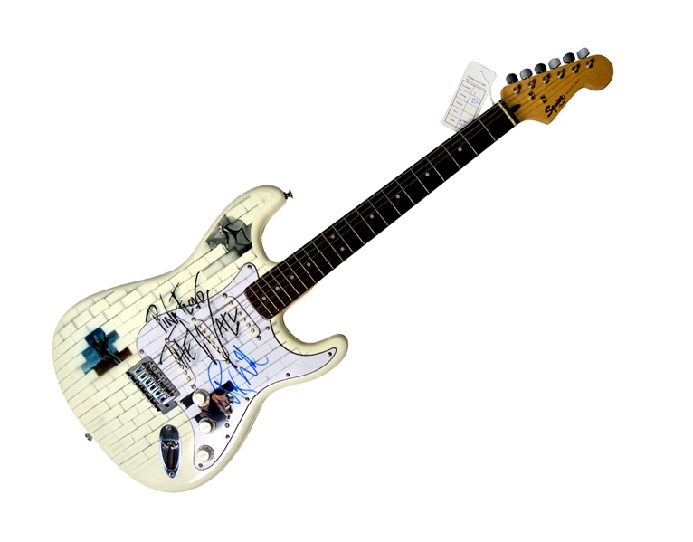 Pink Floyd: Roger Waters Signed Stratocaster Guitar w/ "The Wall" Artwork (BAS/Beckett Guaranteed)