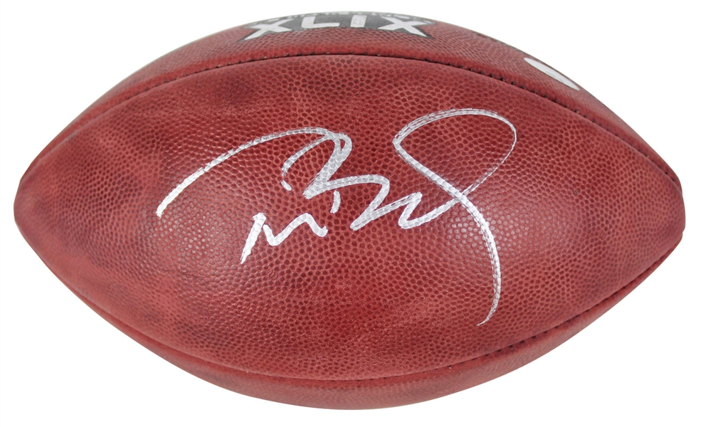 Tom Brady Signed Official Super Bowl XLIX The Duke Football (Fanatics)