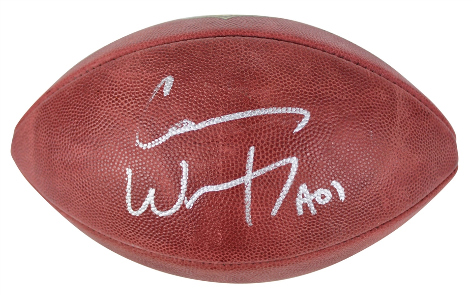 Carson Wentz Signed Wilson NFL "The Duke" Football (Fanatics)