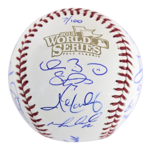 2013 Boston Red Sox (W.S. Champions) Signed World Series Logo Baseball (MLB)