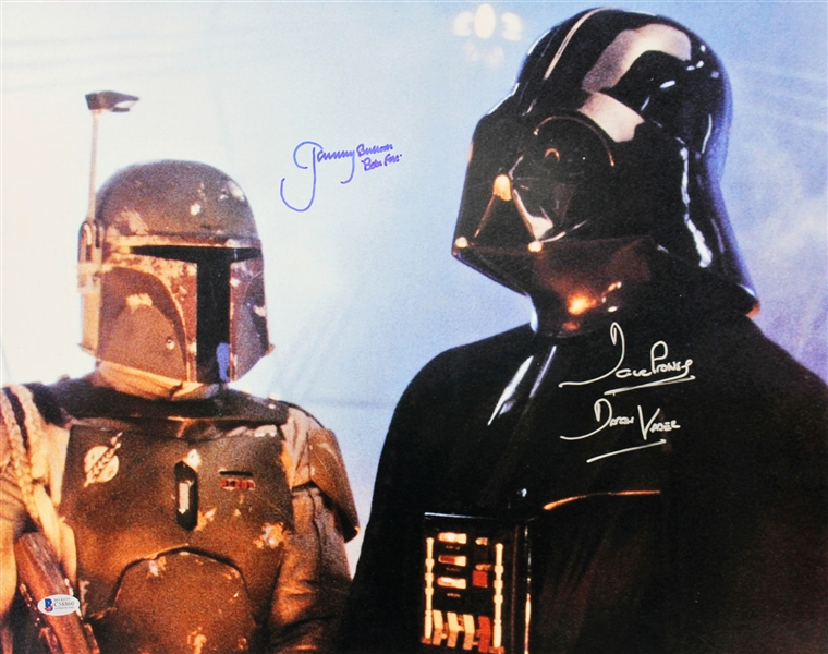 David Prowse & Jeremy Bulloch Dual Signed 16" x 20" Color Photograph (Beckett/BAS)