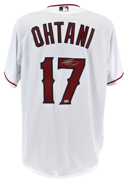 Shohei Ohtani Signed Los Angeles Angels Majestic Coolbase Jersey (MLB)