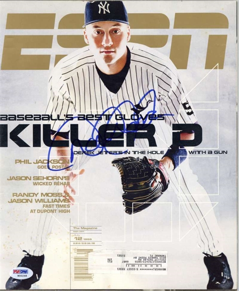 Derek Jeter Signed July 1999 ESPN Magazine (PSA/DNA)