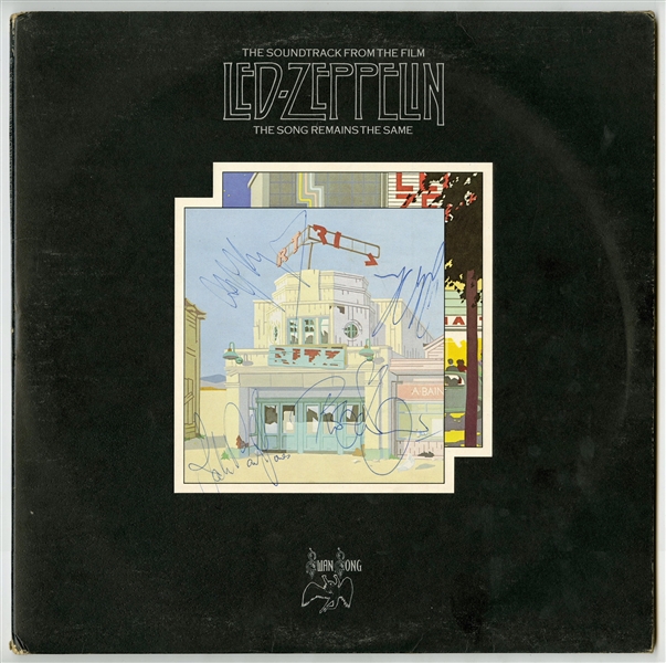 Led Zeppelin Complete Band Signed "The Song Remains The Same" Album, The First To Ever Surface! (Beckett/BAS Guaranteed & Tracks)