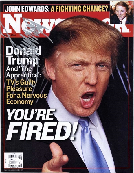 Donald Trump Signed March 2004 Newsweek Magazine (JSA)