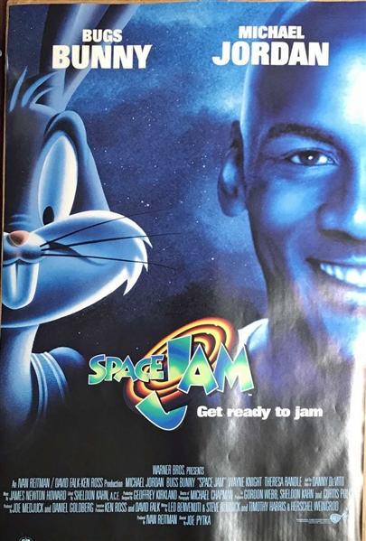 Space Jam Original 1996 Pre-Release Full-Sized Movie Poster