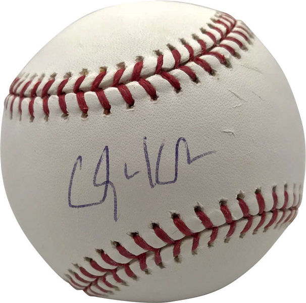 Clayton Kershaw Signed OML Baseball (TriStar & MLB)