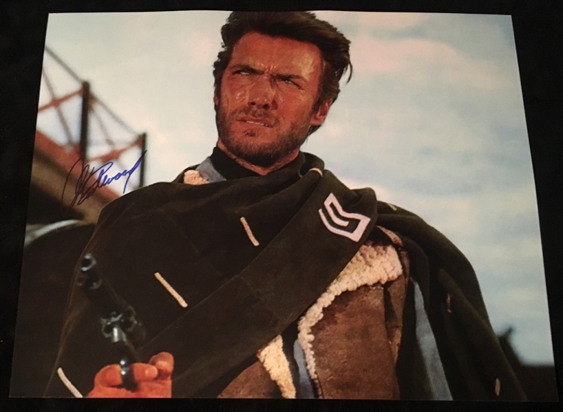 Clint Eastwood Signed 16" x 20" Photograph from "Fistful of Dollars" (BAS/Beckett Guaranteed)