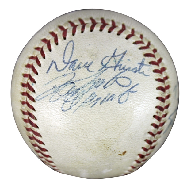 1971 Pittsburgh Pirates (World Series Champs) Multi-Signed ONL Baseball with Clemente (7 Sigs)(BAS/Beckett)