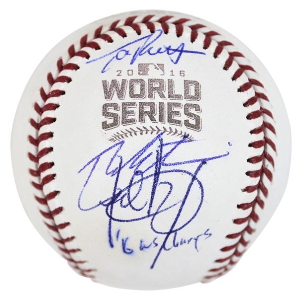Chicago Cubs Front Office Multi-Signed 2016 World Series Baseball w/ Ricketts, Epstein, and Hoyer (BAS/Beckett)