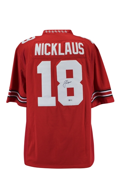 Jack Nicklaus Signed Ohio State University Jersey (BAS/Beckett)