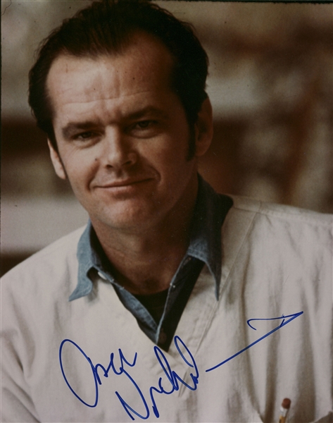 Jack Nicholson Signed 8" x 10" Color Photograph (Beckett/BAS Guaranteed)
