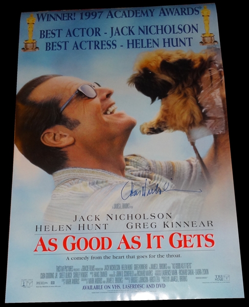 Jack Nicholson Signed "As Good As It Gets" Full-Sized Movie Poster (BAS/Beckett Guaranteed)
