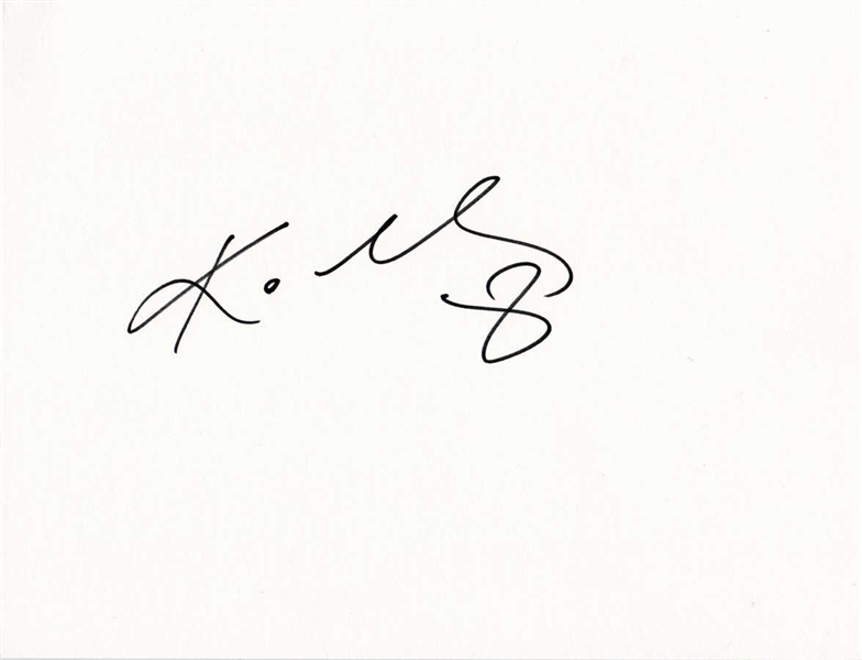 Kobe Bryant Signed 8" x 11" Art Board (BAS/Beckett Guaranteed)